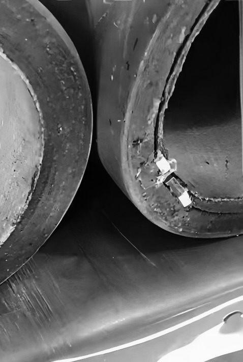 Cracked and delaminated ends