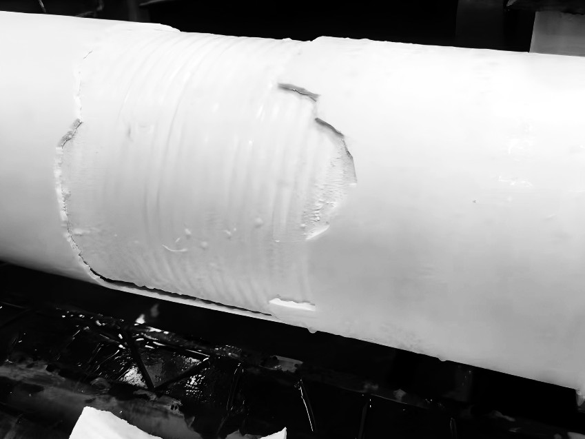 Polyurethane surface lifting off