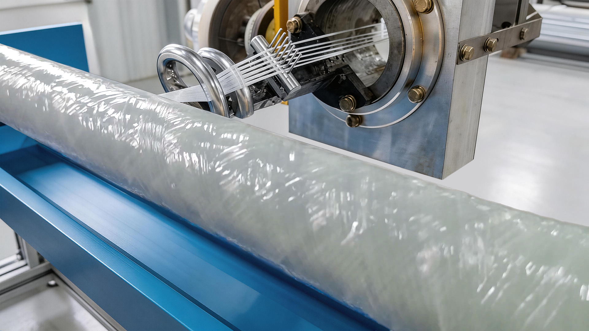 Automated fibre winding line
